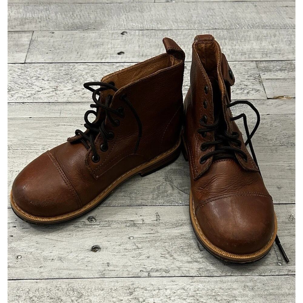 Mikoleon‎ Heirloom Classic Leather Boots Luxe Tan Size Youth Euro 29 US 11.5